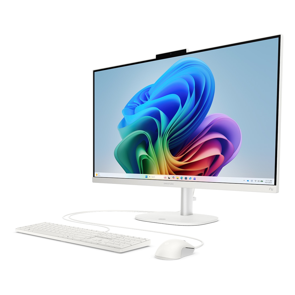 All-in-One HP OmniStudio 27-cw0015ns, Copilot+PC, Ryzen 5-330, 24GB, 512GB SSD, 27", W11 Blanco-2