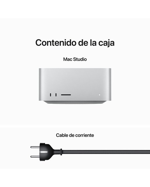 Apple Mac Studio (2023), M2 Max, 32GB, 512GB SSD, MaccOS, Plata