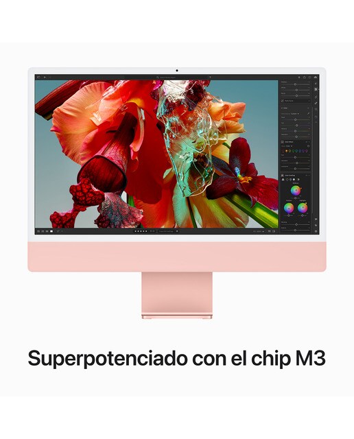 Apple iMac 24 (2023), M3, 8GB, 256GB SSD, GPU 8 Núcleos, Retina 4