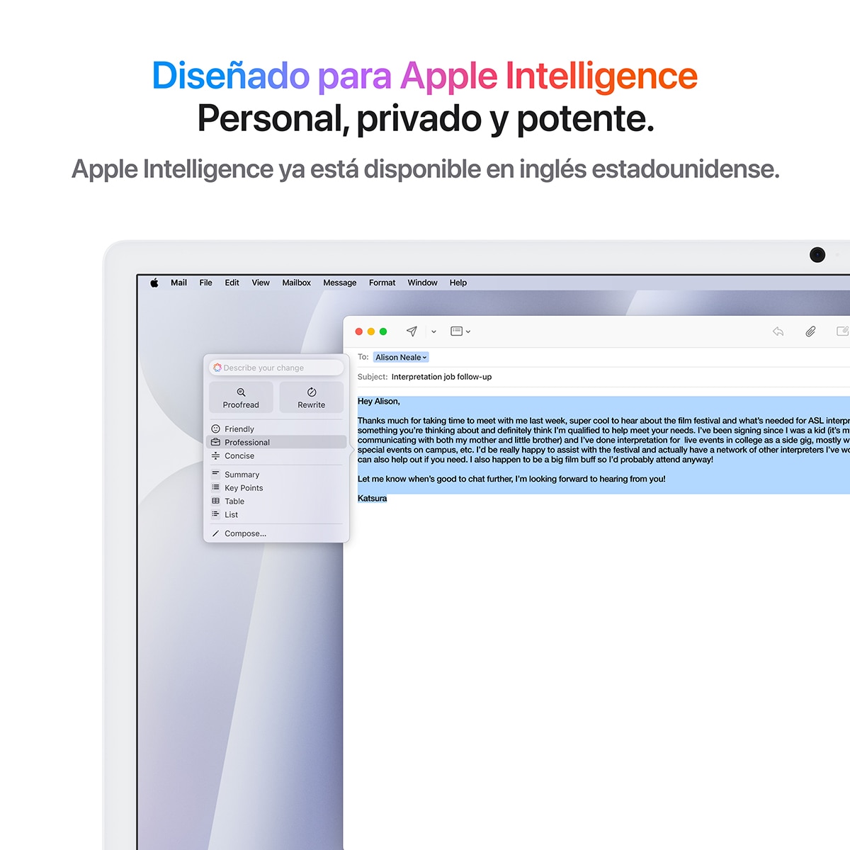 Apple iMac 24 (2024), M4, 16GB, 256 SSD, GPU 8 Núcleos, Retina 4,5K 24", MacOS - Plata Plata-5