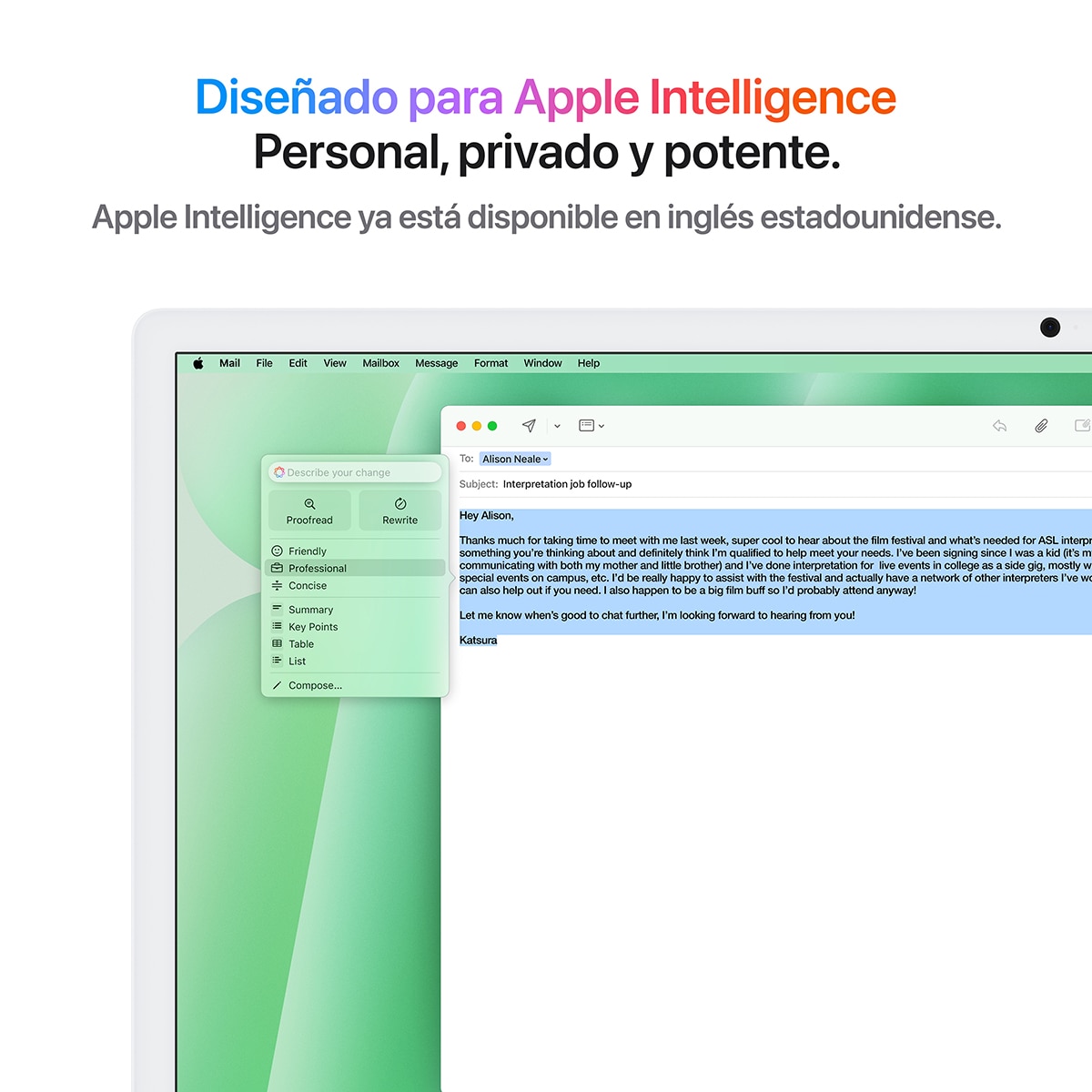Apple iMac 24 (2024), M4, 16GB, 256 SSD, GPU 8 Núcleos, Retina 4,5K 24", MacOS Verde-5
