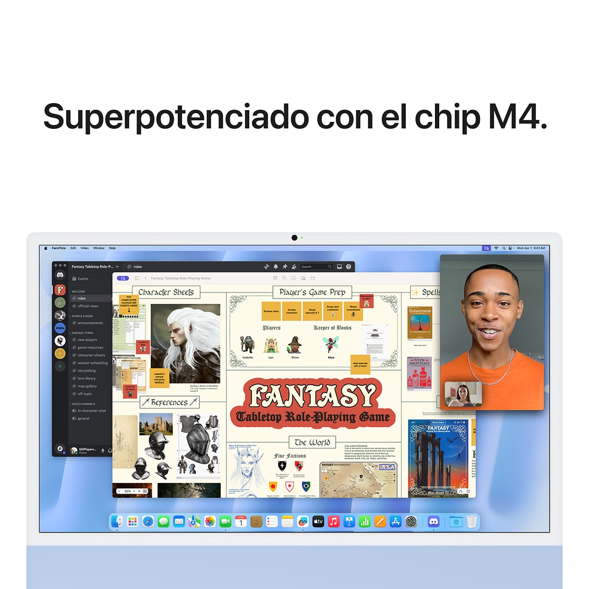 Apple iMac 24 (2024), M4, 16GB, 256 SSD, GPU 8 Núcleos, Retina 4,5K 24", MacOS Azul-6