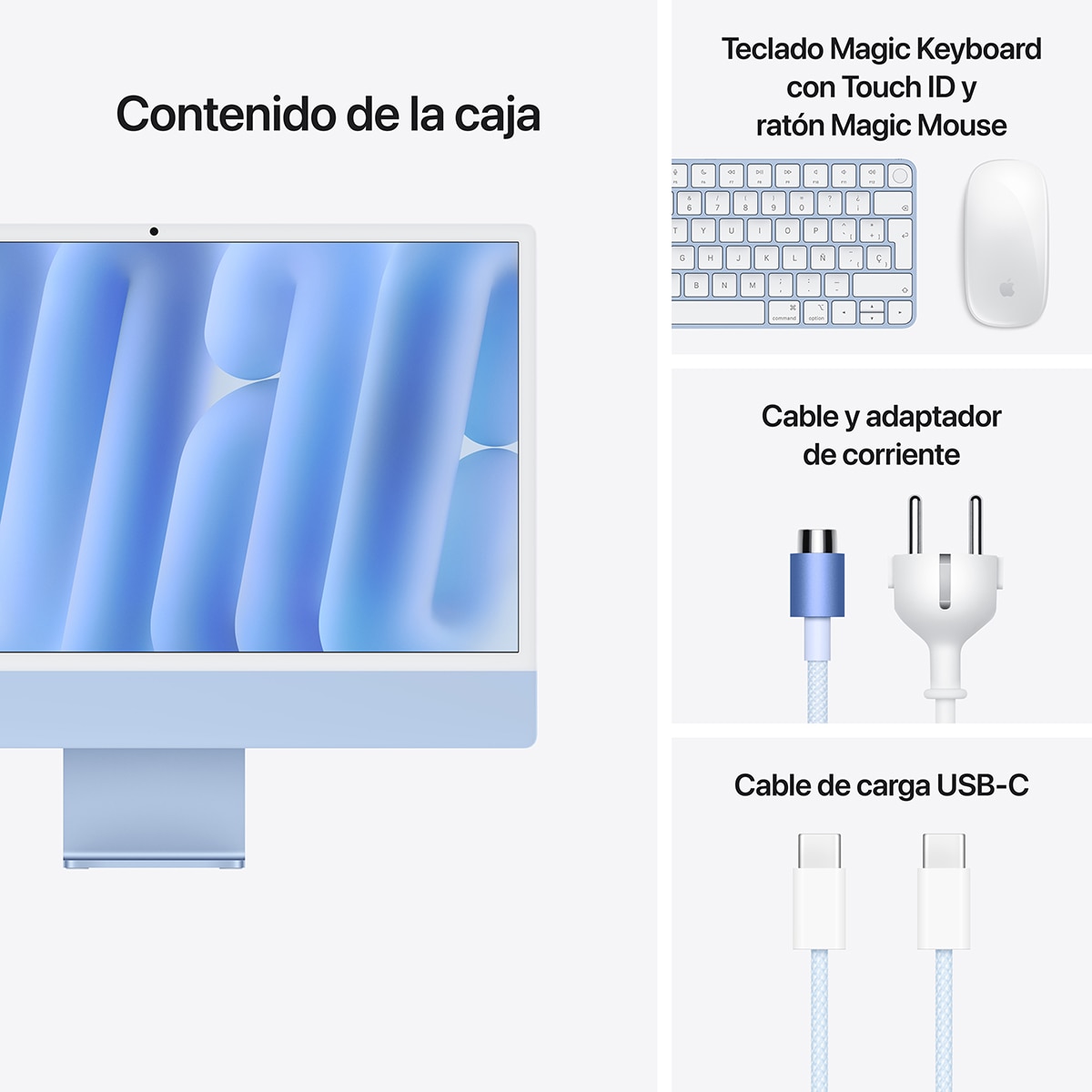 Apple iMac 24 (2024), M4, 16GB, 256GB SSD, GPU 10 Núcleos, Retina