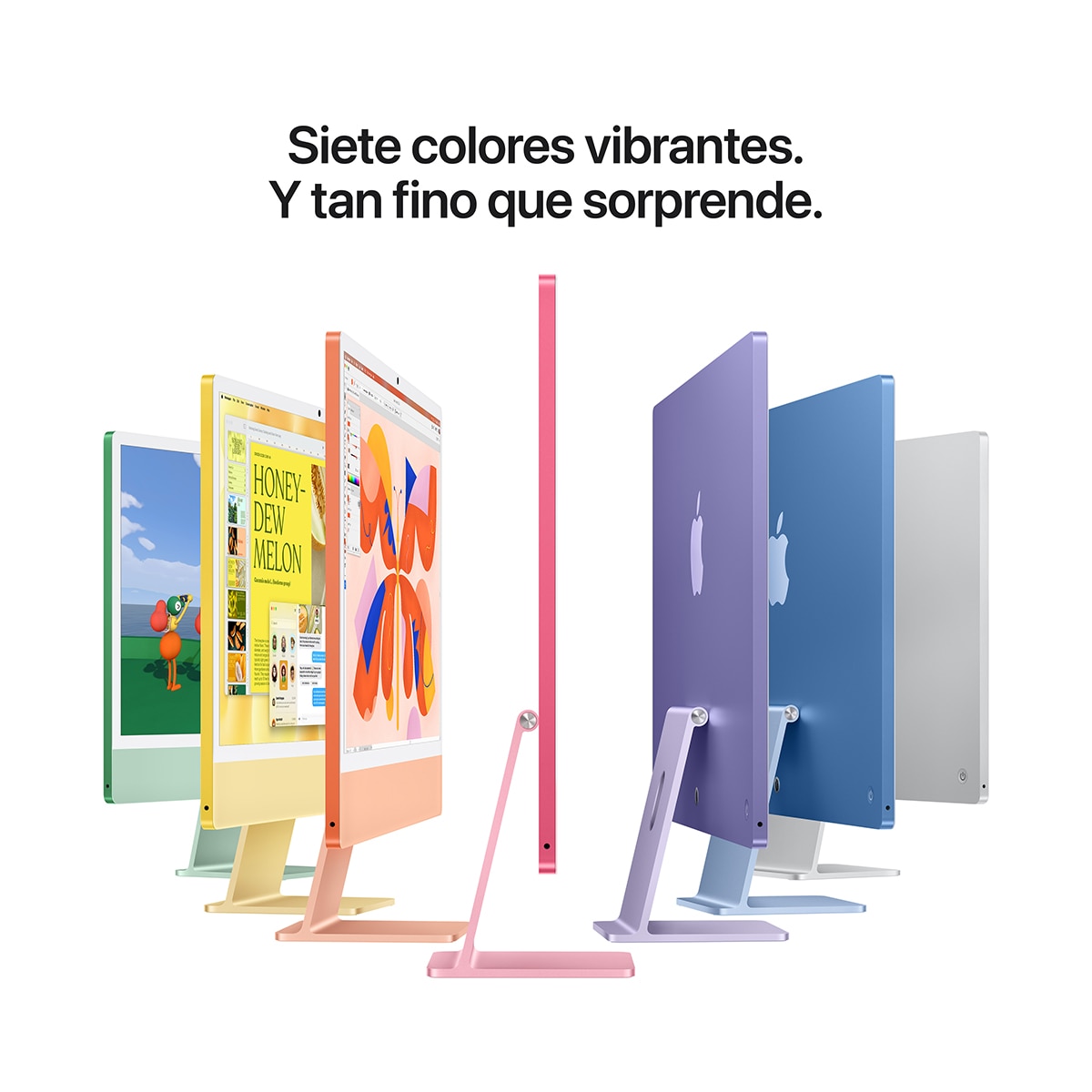 Imagen 4 de Apple iMac 24 (2026) M6, 16GB, GPU 12 núcleos, Retina 4,5K, 24", macOS - Verde 512 GB Verde
