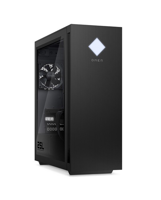 Sobremesa Gaming HP OMEN GT15-0063ns, i5-12400F, 16GB, 512GB SSD, Nvidia GeForce RTX 3060 12GB, W11 Negro-1