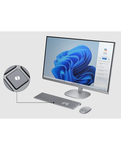 All-in-One HP OmniStudio X 32-c0006ns, Intel Core Ultra 5 125H, 32GB, 1TB SSD, 31,5", W11 Plata oscuro-7