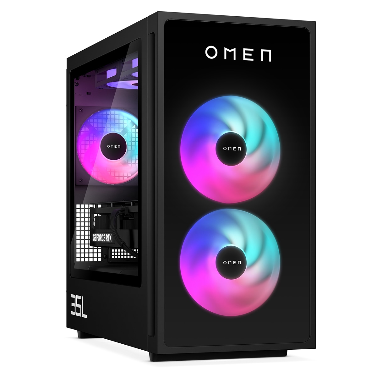 Imagen 0 de Sobremesa Gaming HP OMEN GT16-0090ns, Ryzen 7-8700F, 32GB, 1TB SSD, Nvidia GeForce RTX 5070Ti 16GB, Sin SO