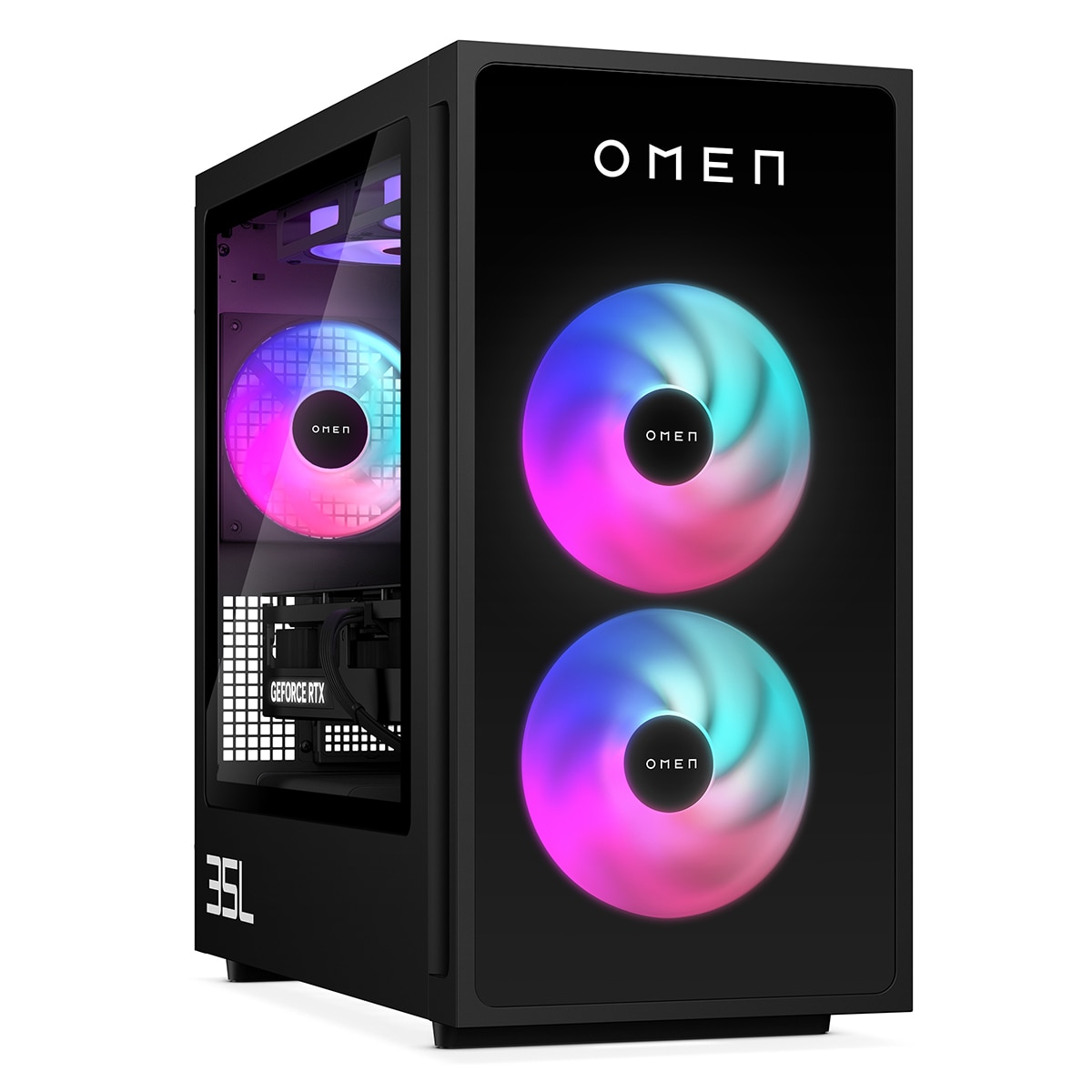 Imagen 0 de Sobremesa Gaming HP OMEN GT16-0089ns, Ryzen 7-8700F, 64GB, 2TB SSD, Nvidia GeForce RTX 5080 16GB, W11