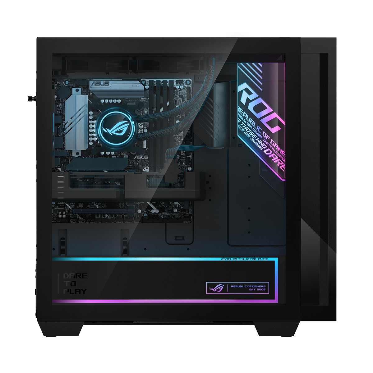 Sobremesa Gaming ASUS ROG G700TF-09285K086W, Intel Core Ultra 9-285K, 64GB, 2TB SSD, GeForce RTX 5090 ROG 32GB, W11 Negro-4