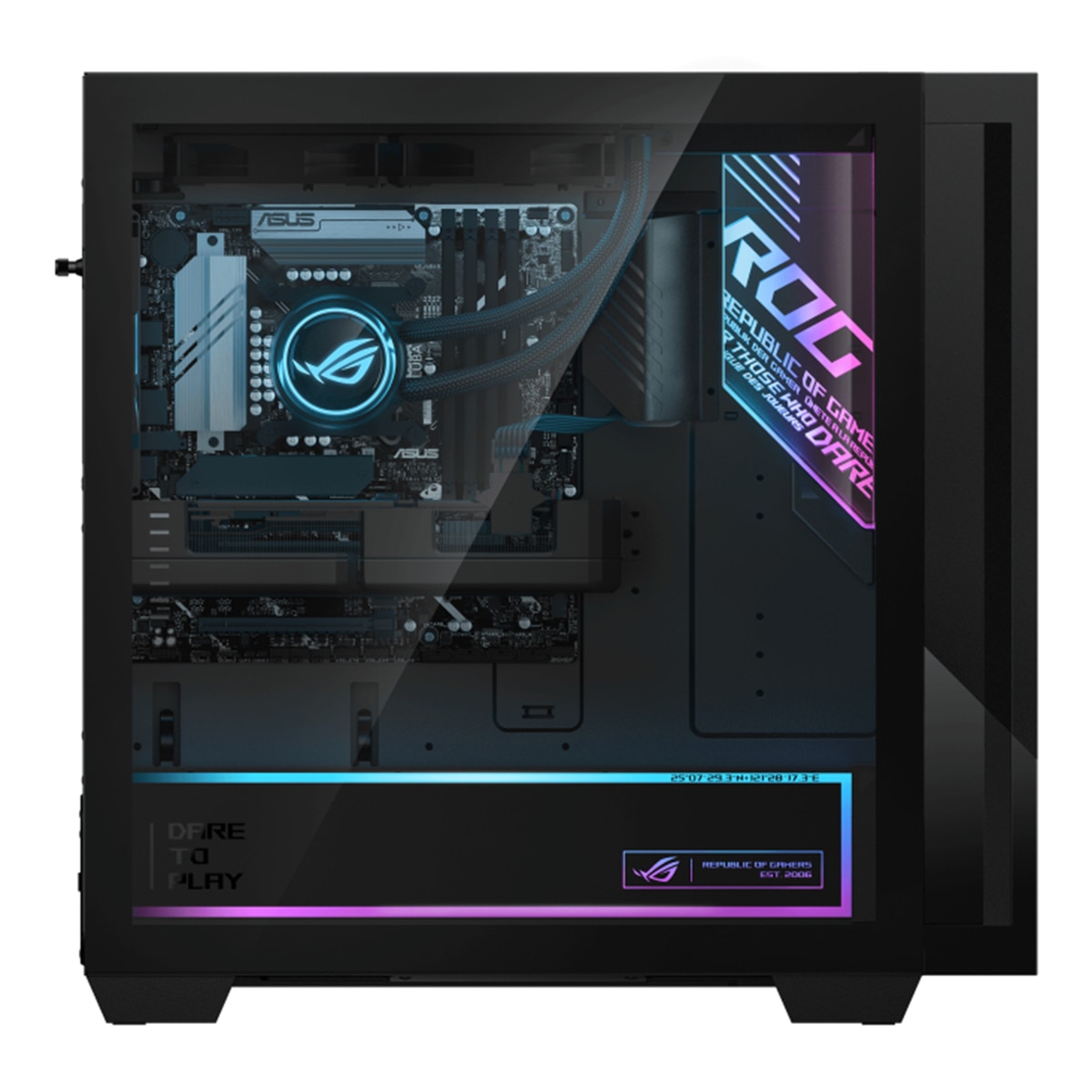 Sobremesa Gaming Asus ROG G700, Intel Core Ultra 7-265KF, 64GB, 2TB SSD, Nvidia GeForce RTX 5080 16GB, W11 Negro-3