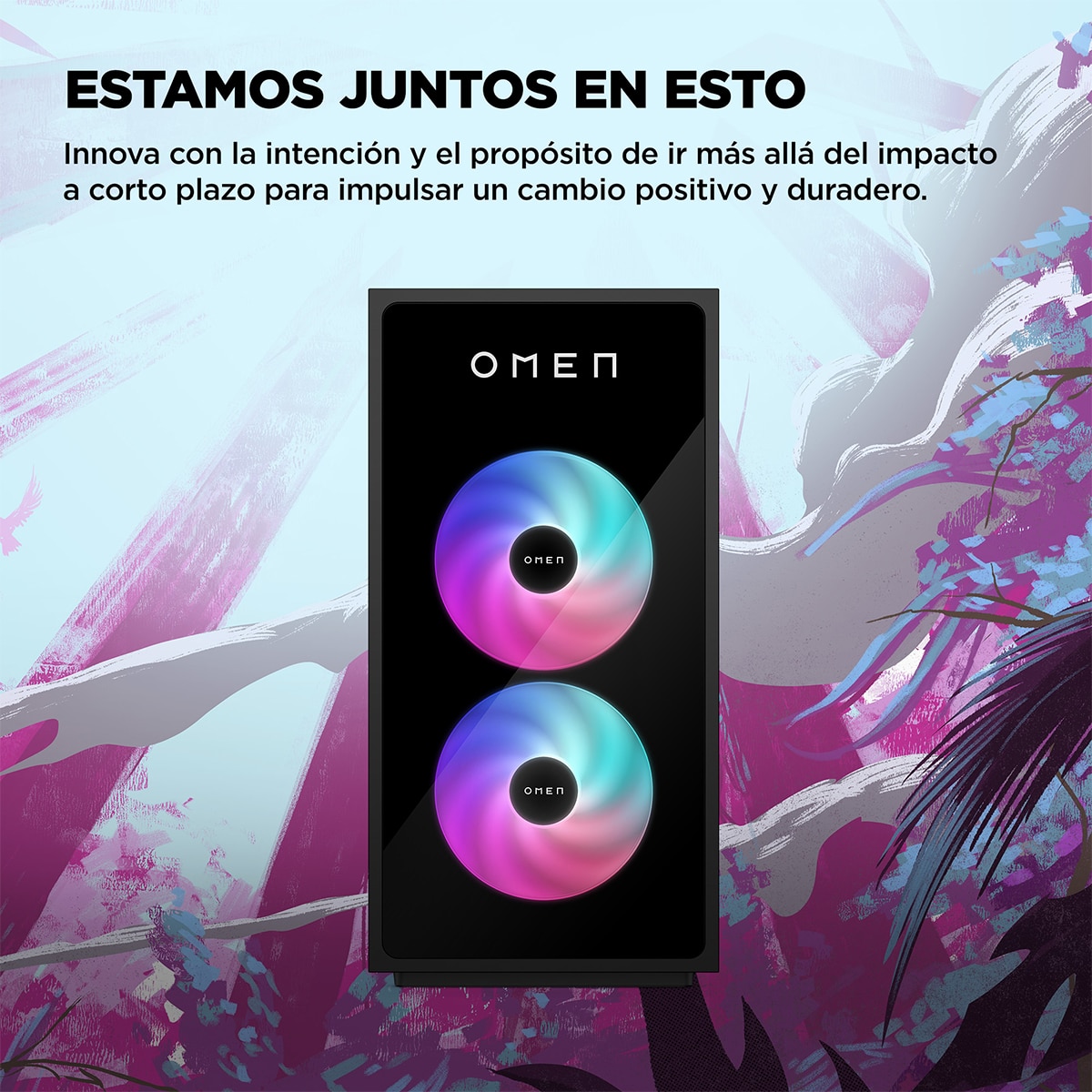 Sobremesa Gaming HP OMEN GT16-0126ns, Ryzen 7-8700F, 32GB, 2TB SSD, NVIDIA GeForce RTX 5060Ti 16GB, W11 Negro-7