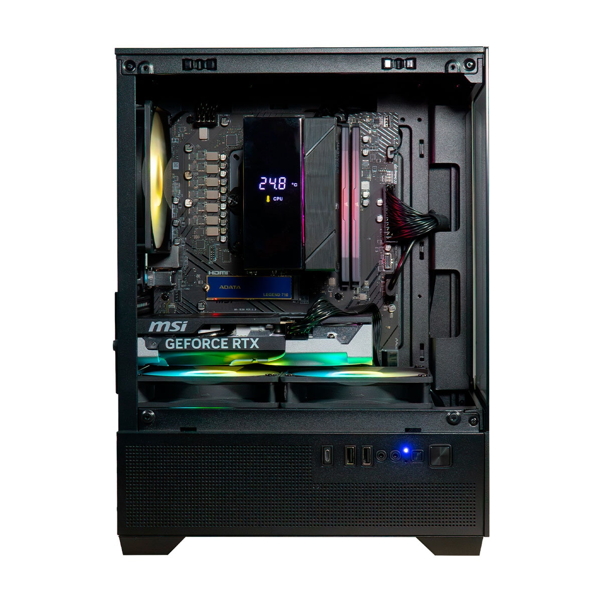 Sobremesa Gaming COOLPC Rykard, Ryzen 5-8400F, 32GB, 1TB SSD, Nvidia GeForce RTX 5060 8 GB, W11 Pro + Monitor ASUS incluido 5