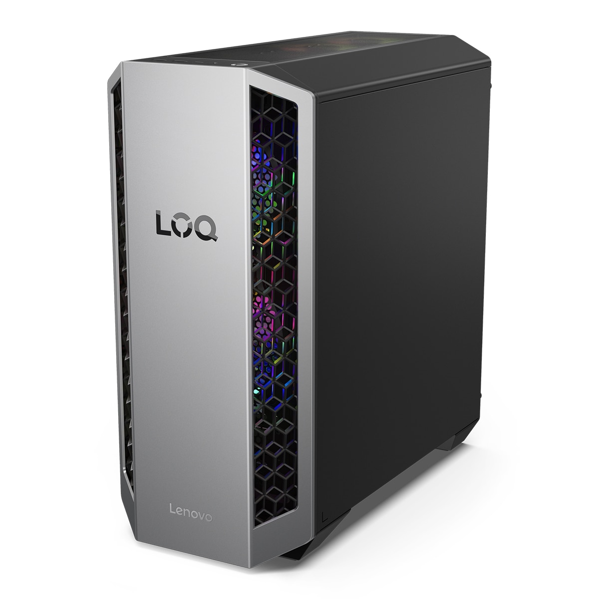 Sobremesa Gaming Lenovo LOQ Tower 26ADR10/R7-8745HX, Ryzen 7-8745HX, 16GB, 1TB SSD, Nvidia GeForce RTX 5060 8GB, W11 Gris / Negro-2