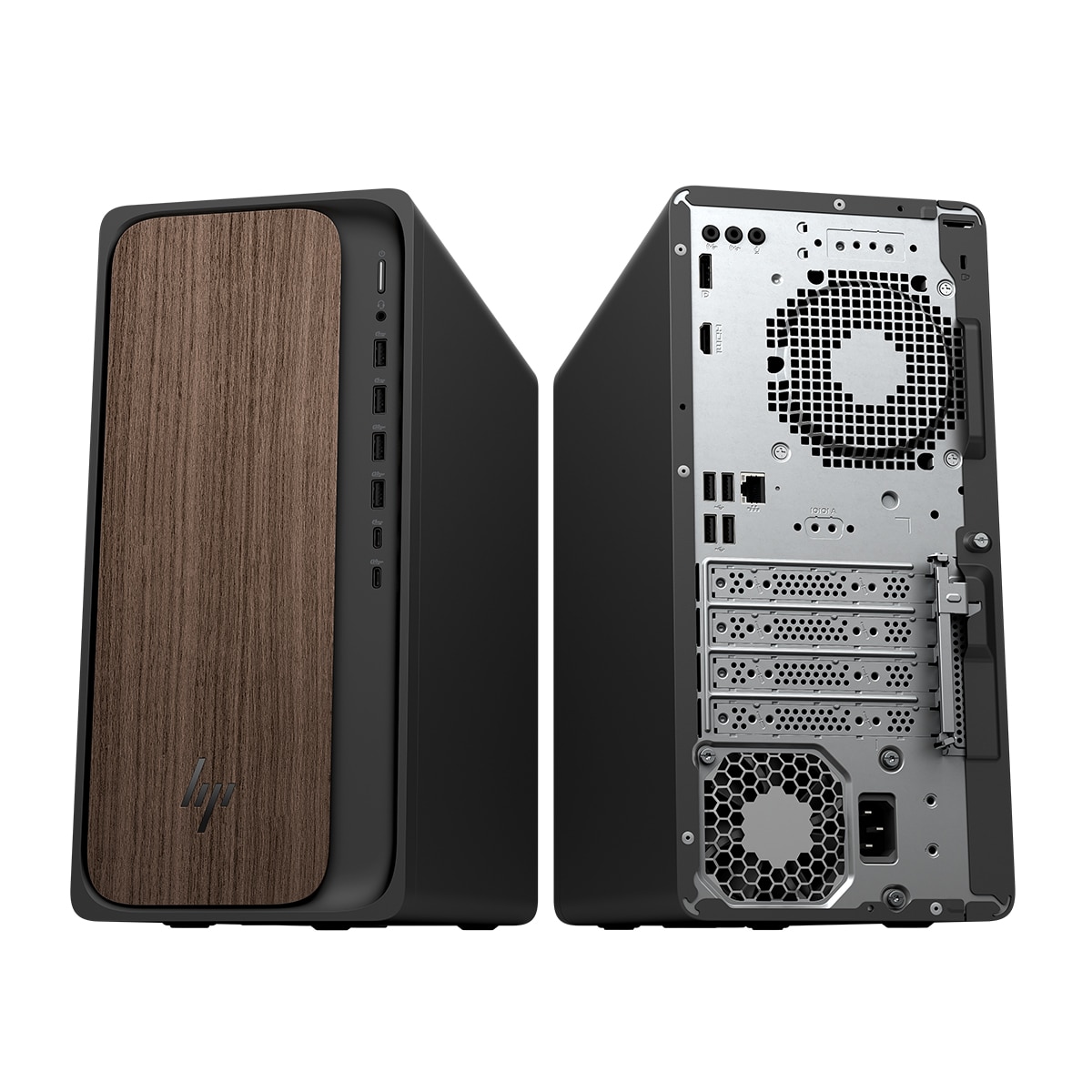 Sobremesa HP OmniDesk M03-0031ns, Intel Core Ultra 5 225U, 16GB, 512GB SSD, W11 - Negro / Madera Negro / Madera-4