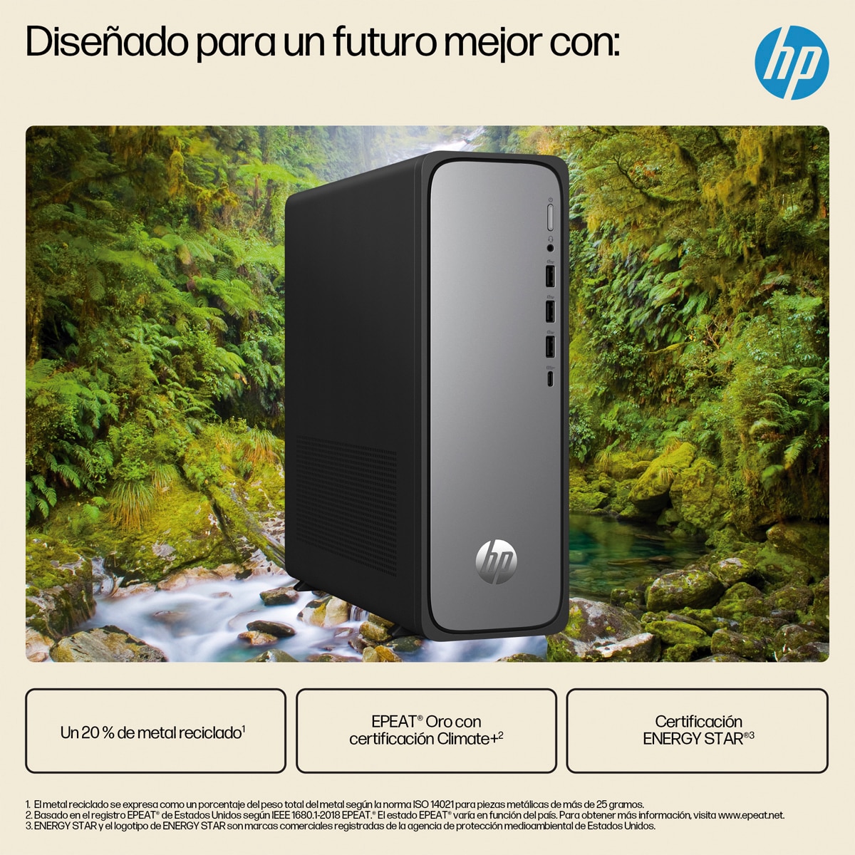 Sobremesa HP OmniDesk Slim S03-0029ns, Intel Core i5-13400, 8GB, 512GB SSD, W11 Plata / Negro-7