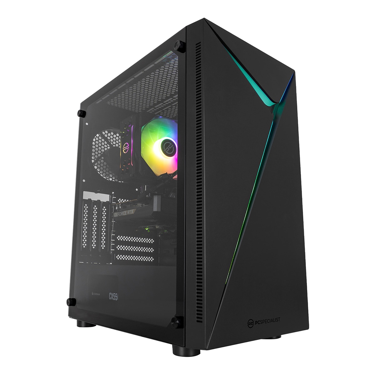 PCSpecialist - Sobremesa Gaming PCSpecialist Infinity 98, Ryzen 7-5700XT, 32GB, 1TB SSD, NVIDIA GeForce RTX 5060 Ti 8GB, W11.