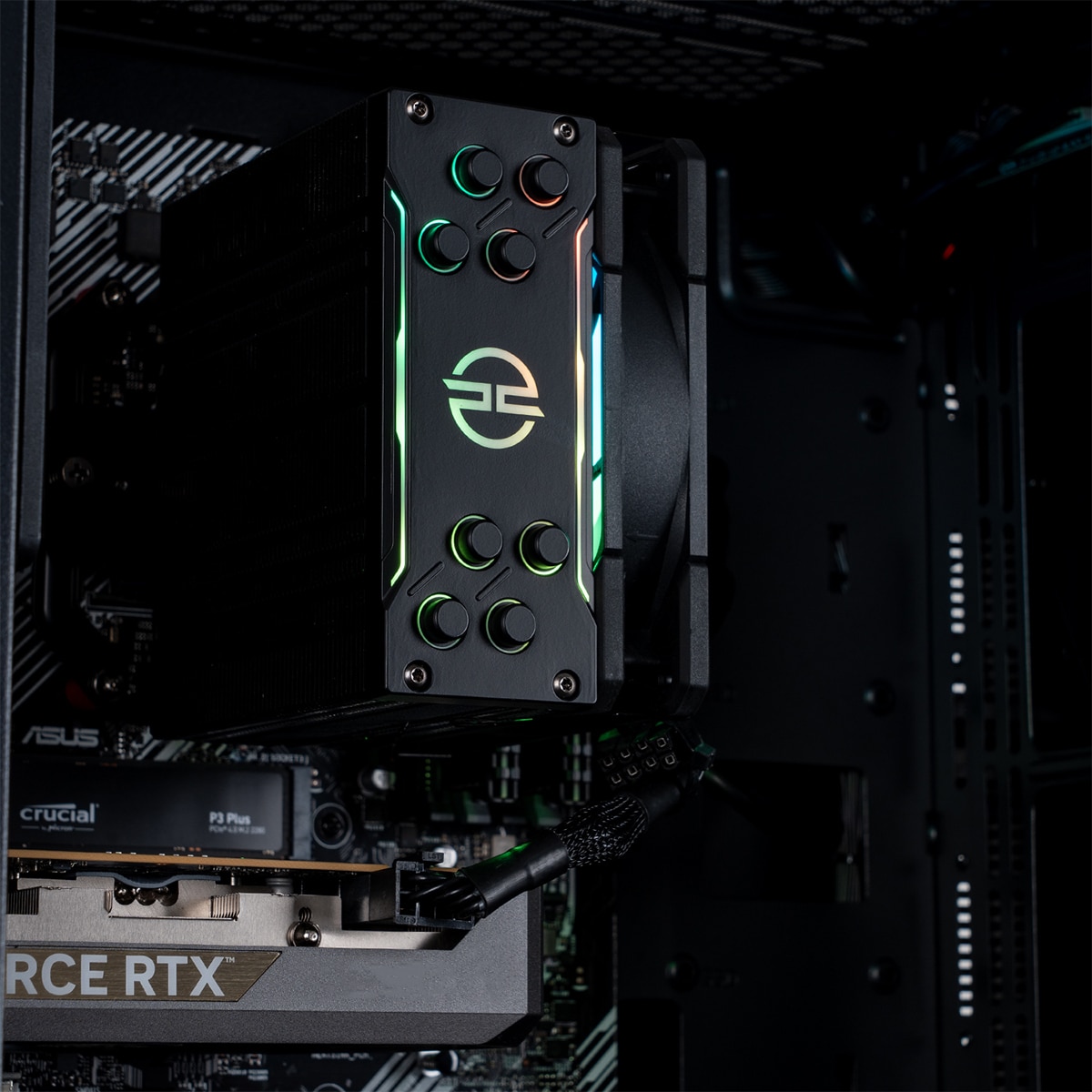 Sobremesa Gaming PCSpecialist Infinity 98, Ryzen 7-5700XT, 32GB, 1TB SSD, NVIDIA GeForce RTX 5060 Ti 8GB, W11 - Negro Negro-8