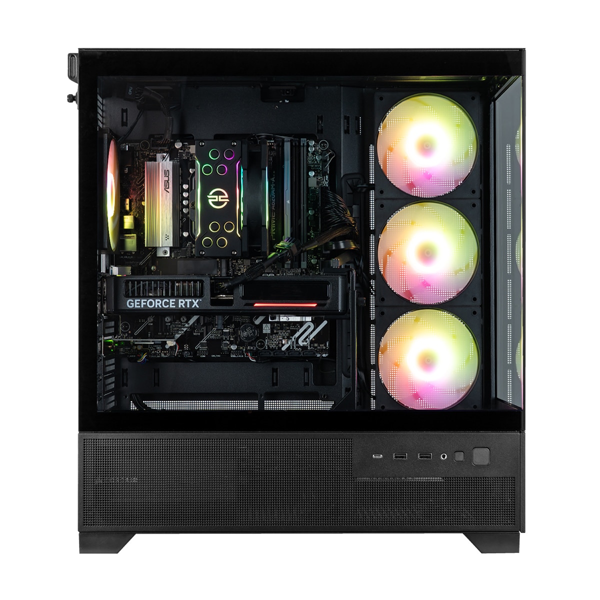 Sobremesa Gaming PCSpecialist Infinity 101, Ryzen 5-7500X3D, 16GB, 1TB SSD, NVIDIA GeForce RTX 5060 Ti 8GB, W11 - Negro Negro-2