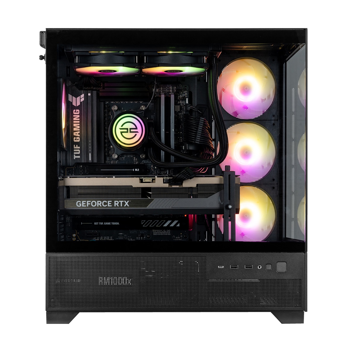 Sobremesa Gaming PCSpecialist Infinity 102, Ryzen 7-7800X3D, 16GB, 1TB SSD, NVIDIA GeForce RTX 5070 Ti 16GB, W11 - Negro Negro-2