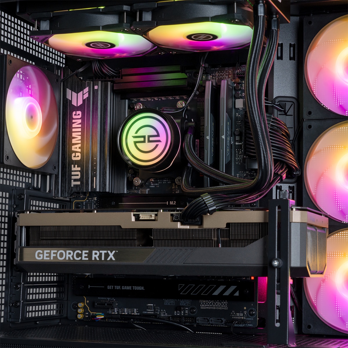 Sobremesa Gaming PCSpecialist Infinity 102, Ryzen 7-7800X3D, 16GB, 1TB SSD, NVIDIA GeForce RTX 5070 Ti 16GB, W11 - Negro Negro-8