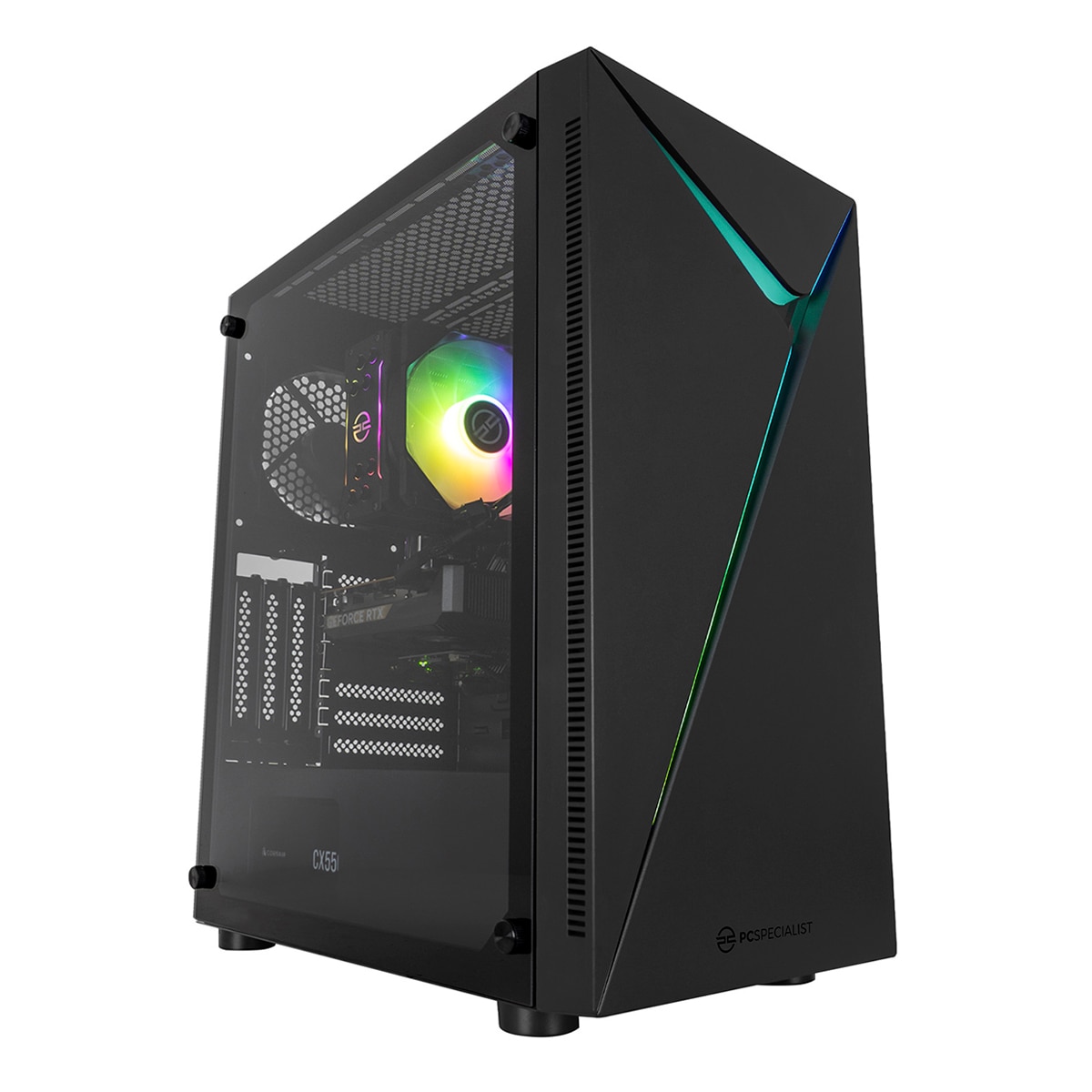 PCSpecialist - Sobremesa Gaming PCSpecialist Infinity 96, Ryzen 7-5700XT, 16GB, 1TB SSD, NVIDIA GeForce RTX 5060 8GB, W11.