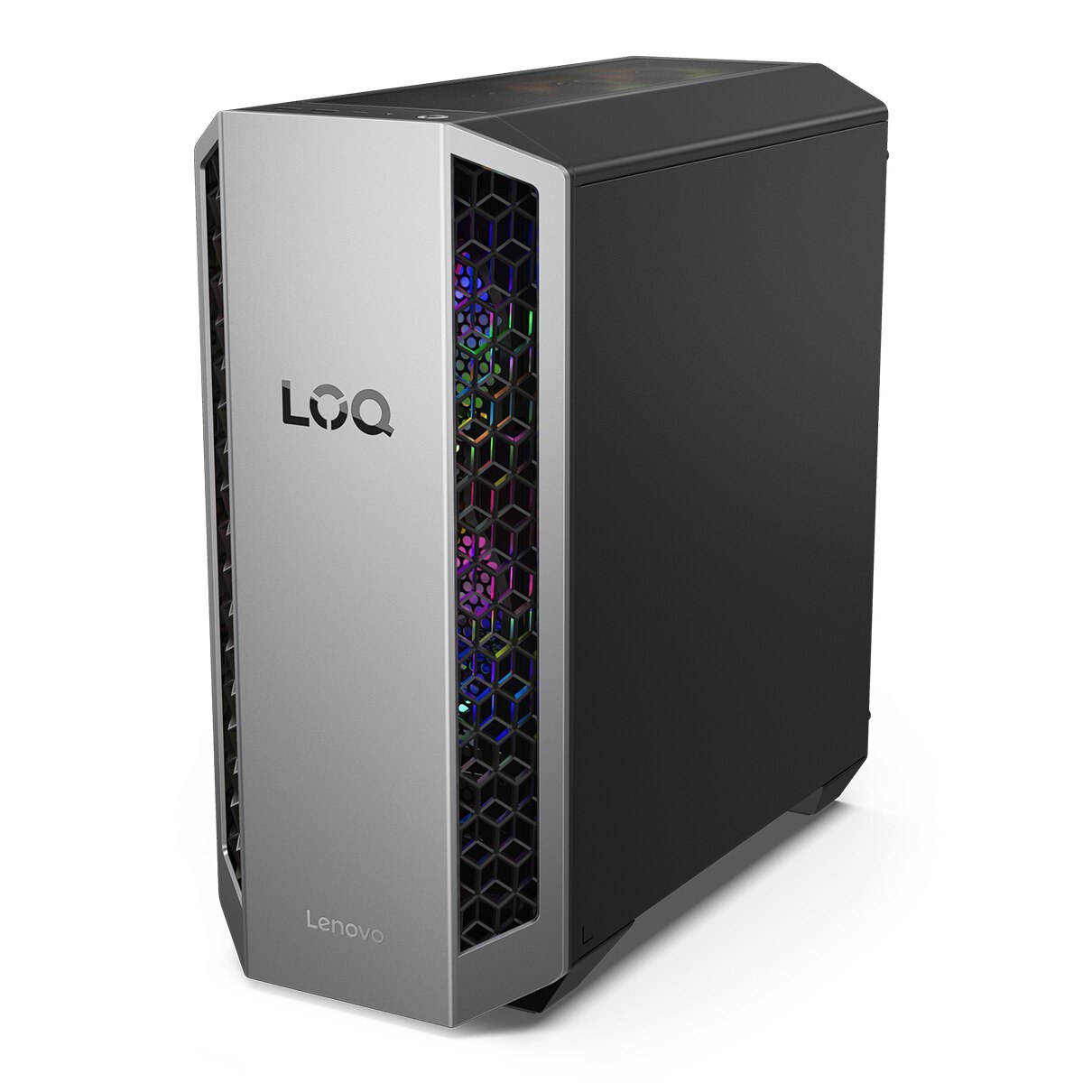 Sobremesa Gaming Lenovo LOQ Tower 26ADR10, Ryzen 7-8745HX, 16GB, 512GB SSD, Nvidia GeForce RTX 5060 Ti 8GB, W11 Gris-2