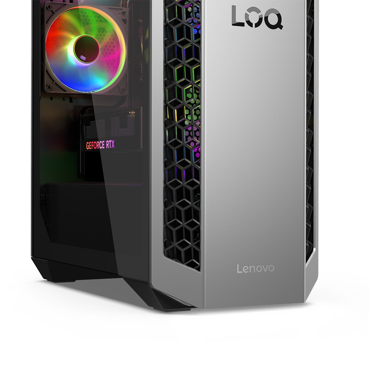 Sobremesa Gaming Lenovo LOQ Tower 26ADR10, Ryzen 7-8745HX, 16GB, 512GB SSD, Nvidia GeForce RTX 5060 Ti 8GB, W11 Gris-5