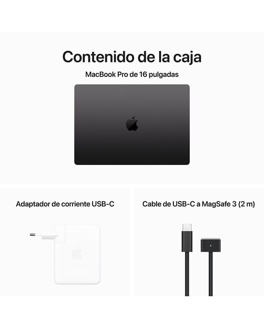 Apple MacBook Pro 16 (2023), M3 Max, 36GB, 1TB SSD, 16", MacOS Negro espacial-9