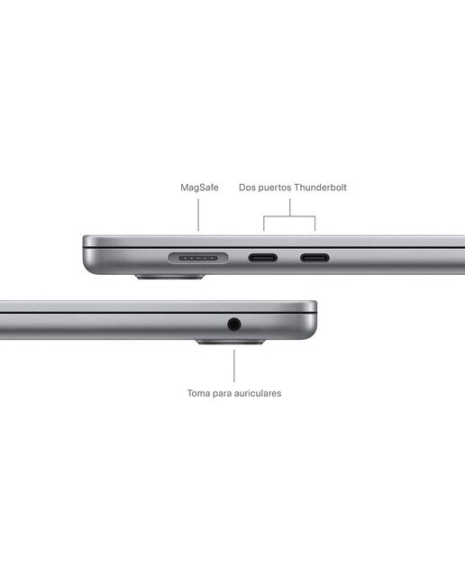 Apple MacBook Air 15 (2024), M3, 8GB, 512GB SSD, 15,3", MacOS - Gris espacial Gris espacial-9