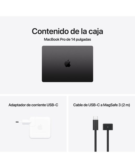 Apple MacBook Pro 14 (2024) M4, 16GB, 1TB SSD, 14,2", MacOS - Negro espacial Negro espacial-9