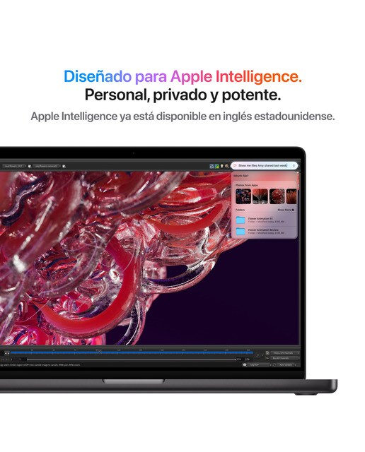Apple MacBook Pro 16 (2024) M4 Pro, 48GB, 512GB SSD, 16,2", MacOS - Negro espacial Negro espacial-5