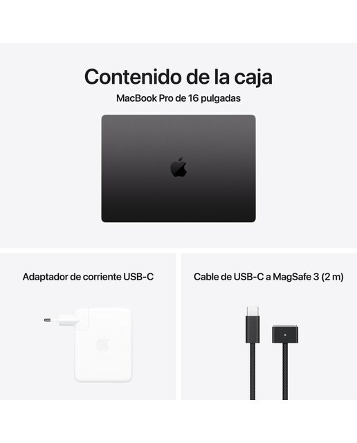 Apple MacBook Pro 16 (2024) M4 Pro, 48GB, 512GB SSD, 16,2", MacOS - Negro espacial Negro espacial-8