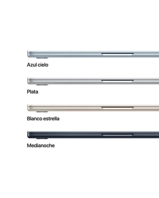 Apple MacBook Air 13 (2025) M4, 16GB, 512GB SSD, 13", macOS Medianoche-4