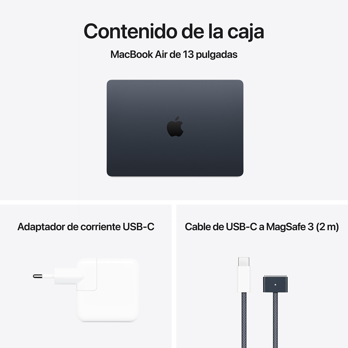 Apple MacBook Air 13 (2025) M4, 24GB, 512GB SSD, 13", macOS Medianoche-12