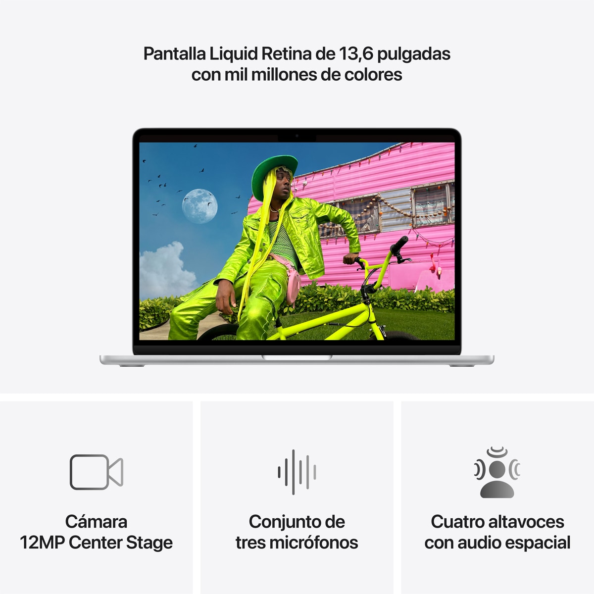 Apple MacBook Air 13 (2026) M5, 24GB, 1TB SSD, 13", MacOS Plata-6