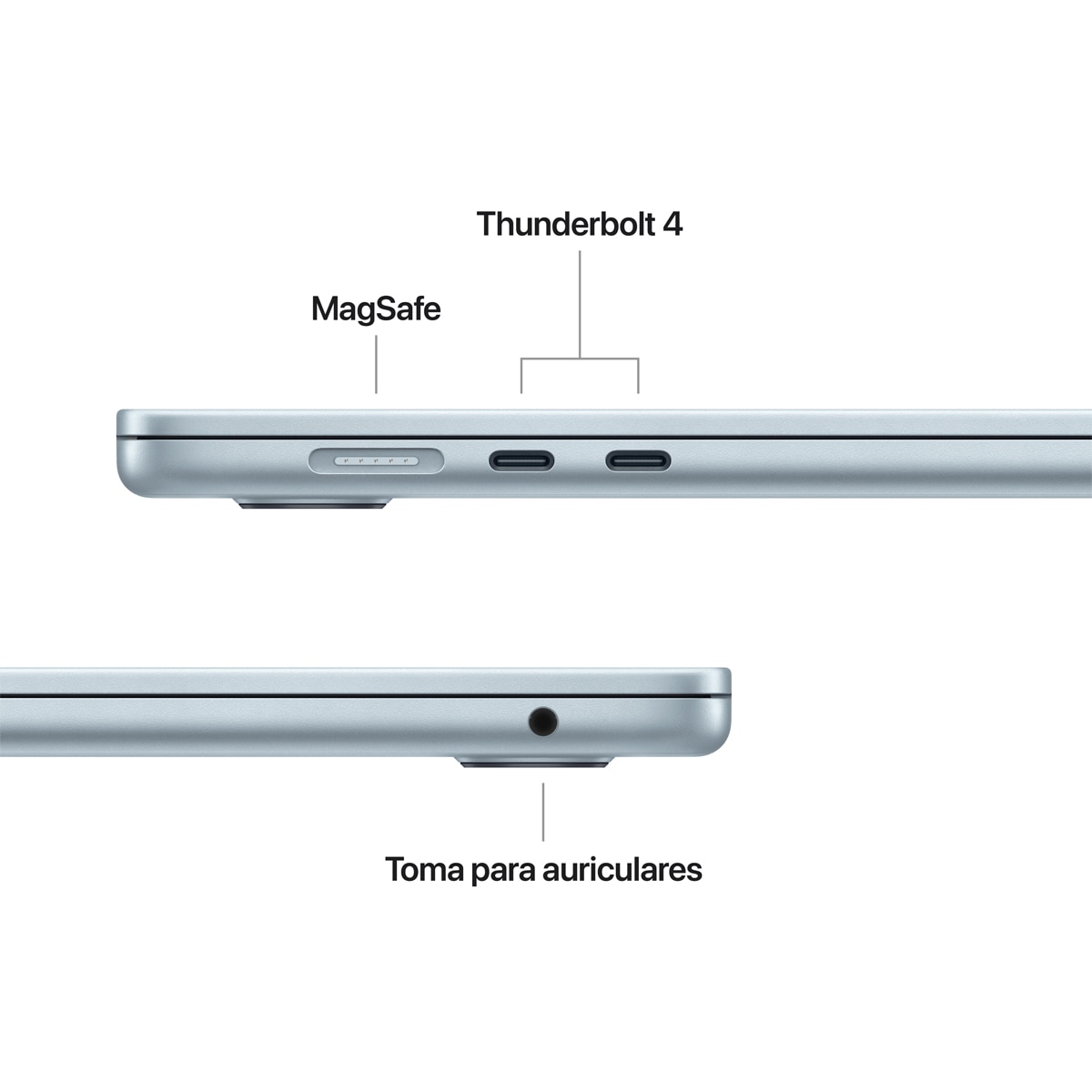 Apple MacBook Air 15 (2026) M5, 16GB, 1TB SSD, 15", MacOS - Plata Azul Cielo-7