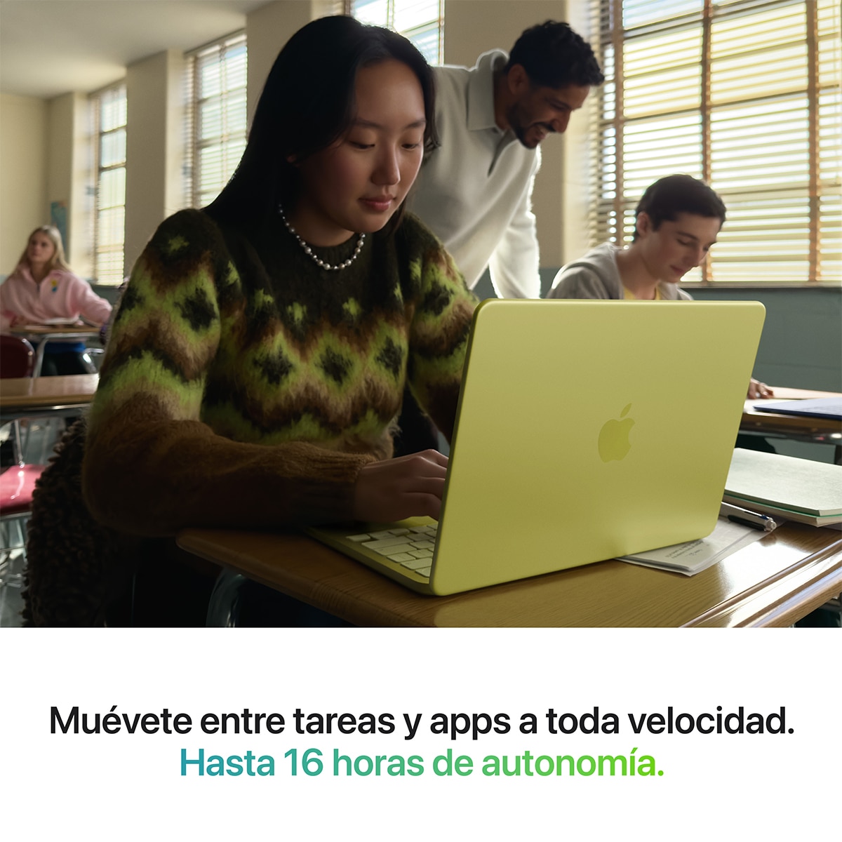 Apple MacBook Neo (2026), A18 Pro, 8GB, 512GB SSD, 13", Magic Keyboard con Touch ID, macOS - Cítrico Indigo-5
