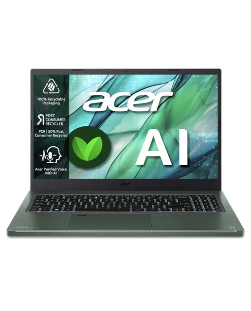 Portátil Acer Aspire Vero, Intel Core i7-1355U, 16GB, 1 TB SSD, 15.6", W11 Verde-1
