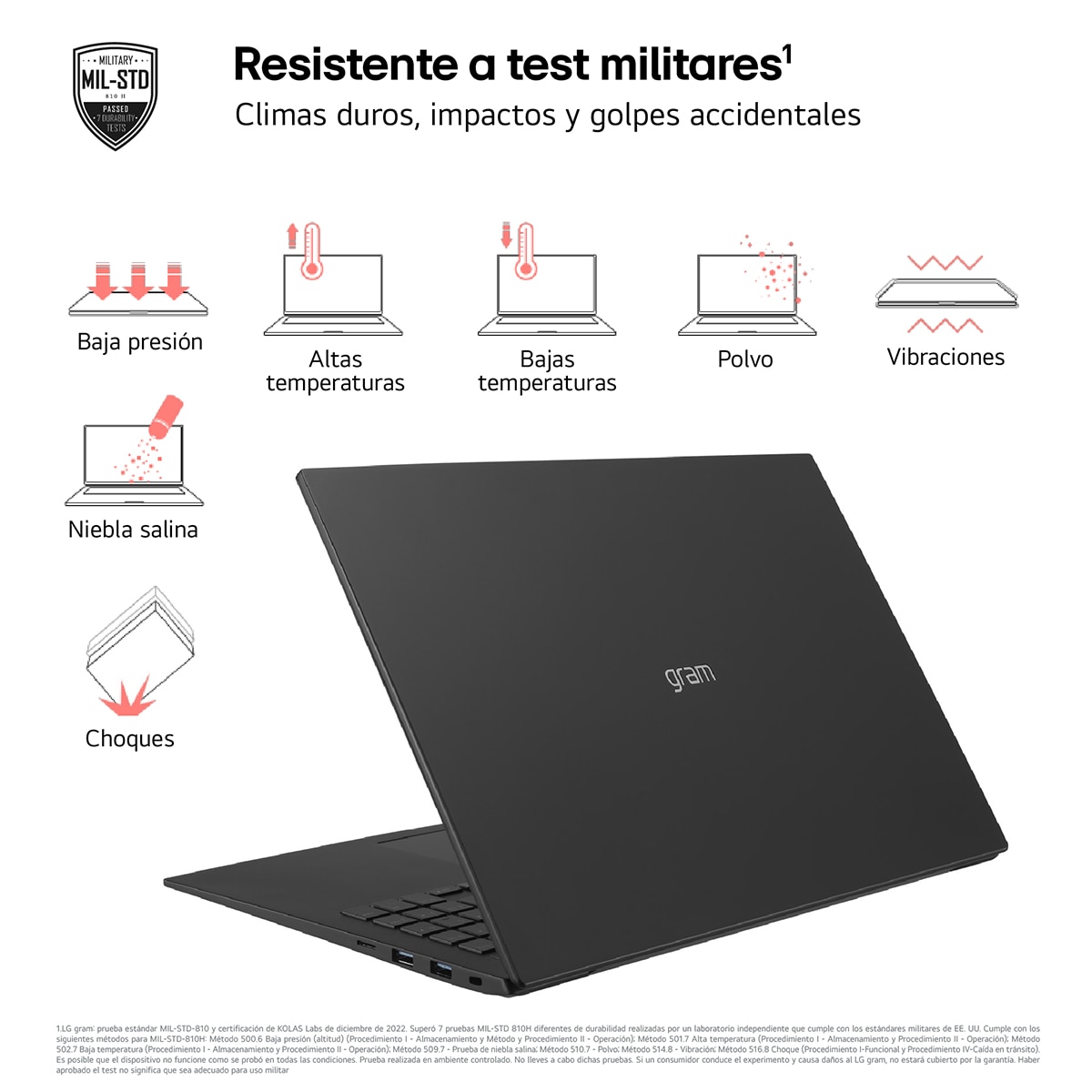 Portátil LG gram  Pro 16Z90SP, Intel Core Ultra 7-155H, 32GB, 1TB SSD, 16", W11 Negro-10