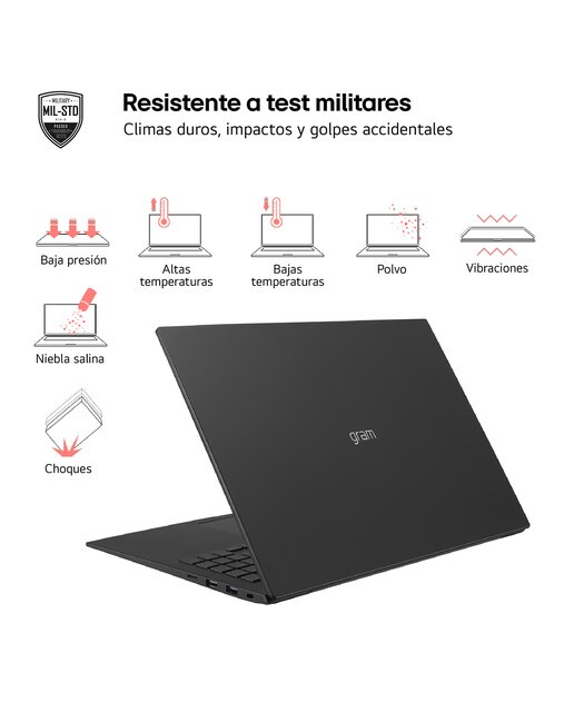 Portátil LG gram 16ZD90S, Intel Core Ultra 7 155H, 16GB, 1512G SSD, 16", Sin Sistema Operativo Negro-7