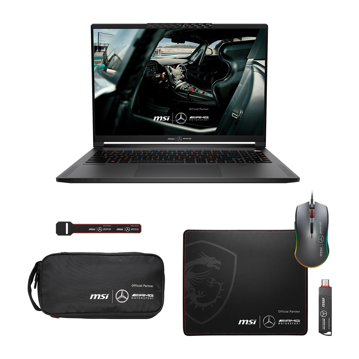 Portátil Gaming MSI Stealth 16 Mercedes-AMG Edition A1VGG-298ES, Intel Core Ultra 9-185H, 32GB, 1TB SSD, Nvidia GeForce RTX 4070 8GB, 16" OLED, W11 Gris-2