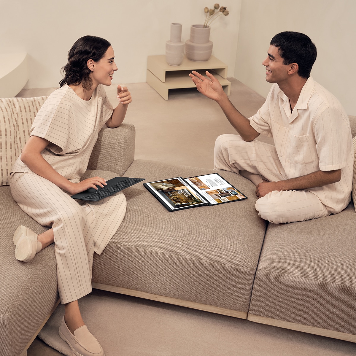 Portátil ASUS Zenbook DUO OLED UX8406CA-PZ155W, Intel Core Ultra 9, 32GB, 1TB SSD, 14", W11 Gris-8
