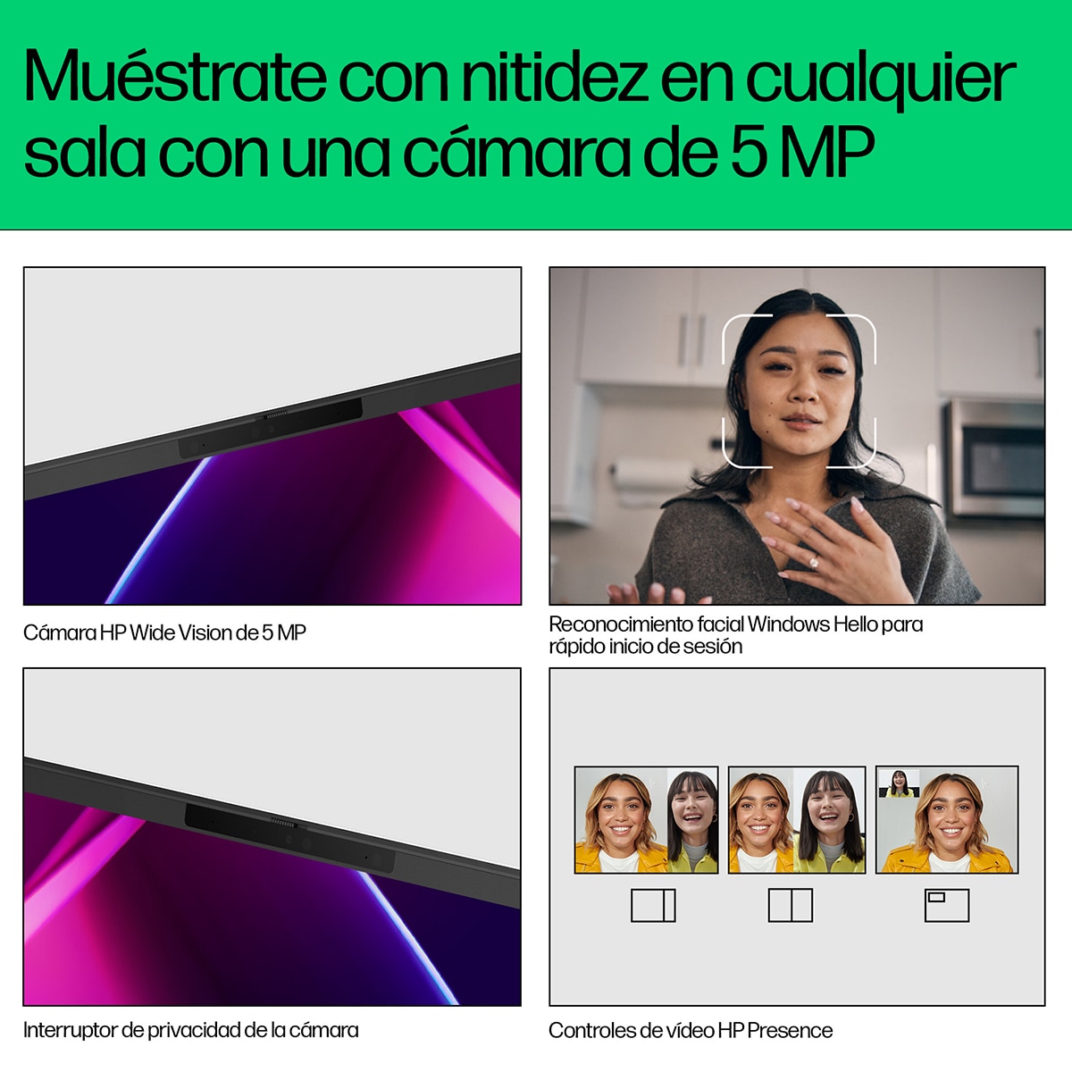 Portátil HP Pavilion Plus 14-ew1021ns, Intel Core Ultra 5 EVO-125H, 16GB, 1TB SSD, 14", W11 Plata-7