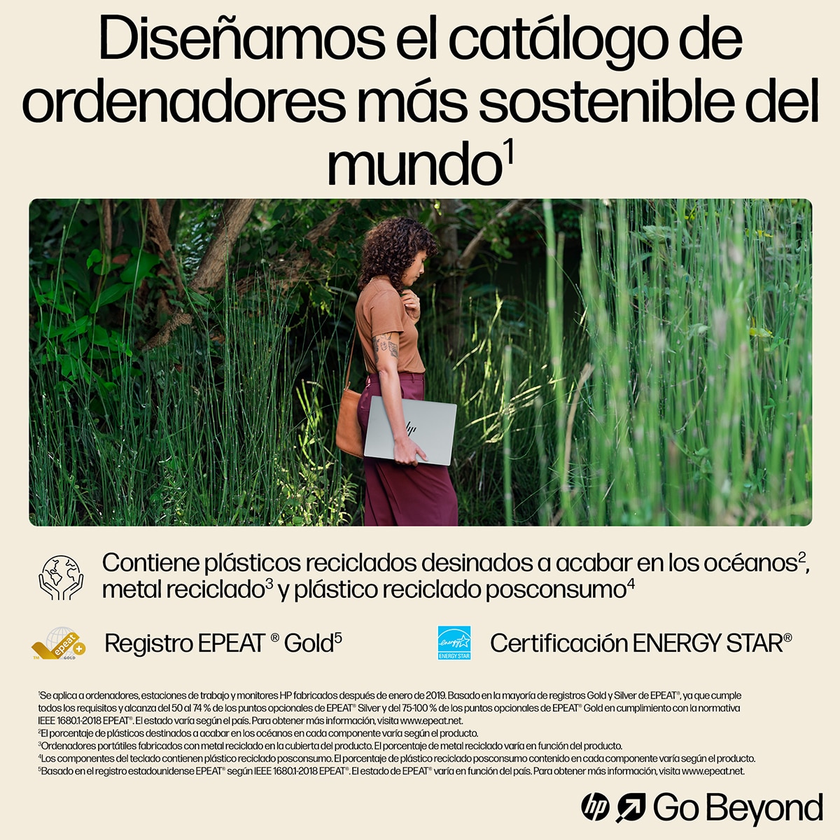 Portátil HP OmniBook X 14-fe0011ns Copilot+PC, QC Snapdragon X Elite X1E-78-100, 32GB, 1TB SSD, 14", W11 Plata-10