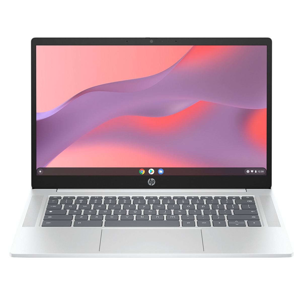 Portátil HP Chromebook 14a-nf0004ns, Intel N200, 8GB, 128GB UFS, 14", ChromeOS Plata-1