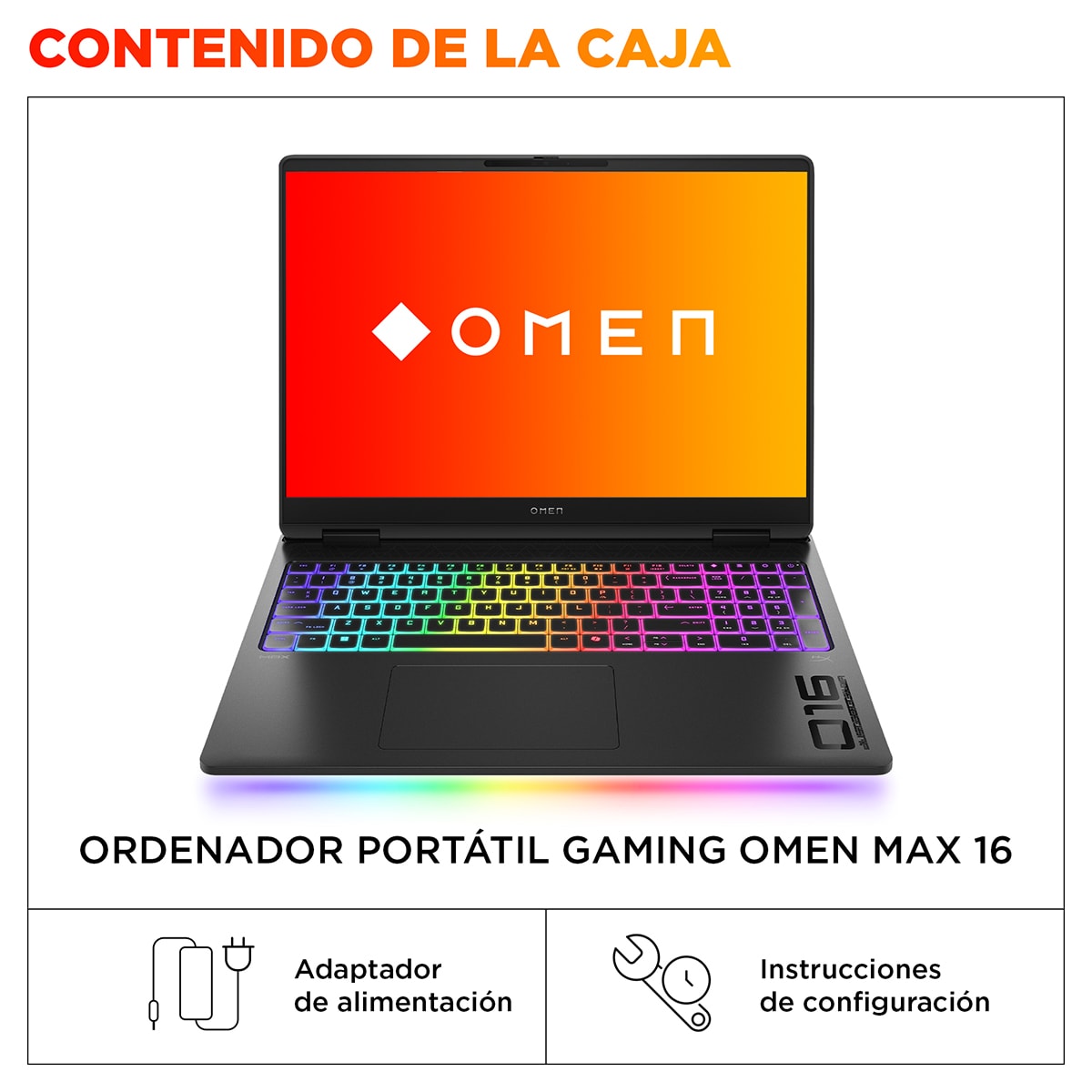 Portátil Gaming HP OMEN MAX 16-ah0013ns, Intel Core Ultra 9-275HX, 32GB, 1TB SSD, Nvidia GeForce RTX 5070Ti 12GB, 16", W11 Negro-7
