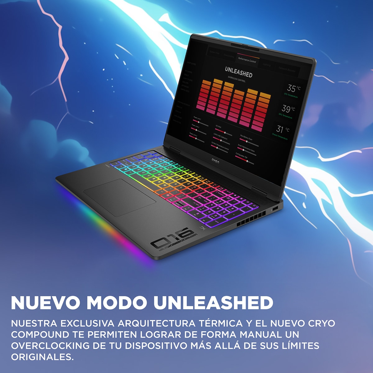 Portátil Gaming HP OMEN MAX 16-ah0013ns, Intel Core Ultra 9-275HX, 32GB, 1TB SSD, Nvidia GeForce RTX 5070Ti 12GB, 16", W11 Negro-10