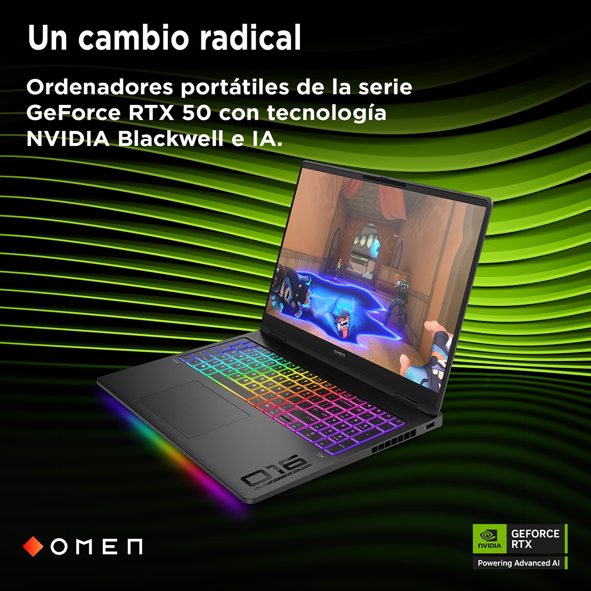 Portátil Gaming HP OMEN MAX 16-ah0013ns, Intel Core Ultra 9-275HX, 32GB, 1TB SSD, Nvidia GeForce RTX 5070Ti 12GB, 16", W11 Negro-13