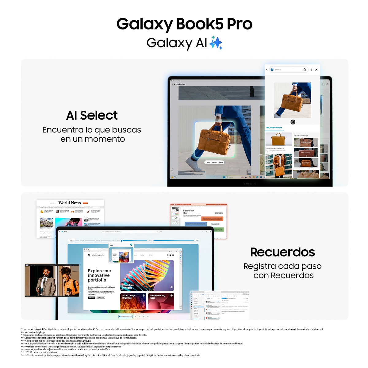 Portátil Samsung Galaxy Book5 Pro, Intel Core Ultra 7-256V, 16GB, 1TB SSD, Intel Arc 130V 8GB, 16",  W11 Gris Grafito-2