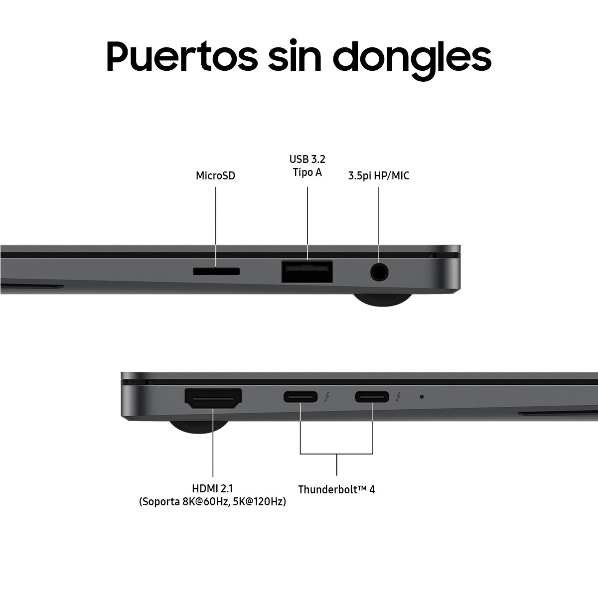 Portátil Samsung Galaxy Book5 Pro, Intel Core Ultra 7-256V, 16GB, 1TB SSD, Intel Arc 130V 8GB, 16",  W11 Gris Grafito-4
